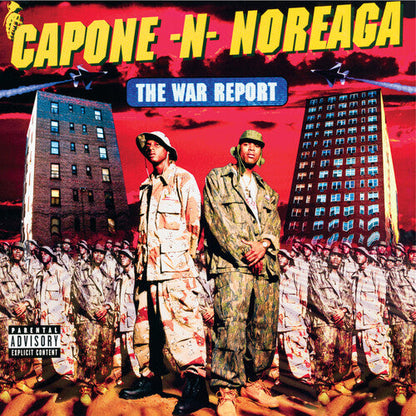 Capone-Noreaga - The War Report (Clear Vinyl with Red & Blue Splatter Vinyl) [Explicit Content] (2 LP) | Mint (M) Mint (M)-