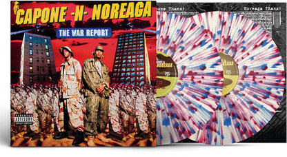Capone-Noreaga - The War Report (Clear Vinyl with Red & Blue Splatter Vinyl) [Explicit Content] (2 LP) | Mint (M) Mint (M)-