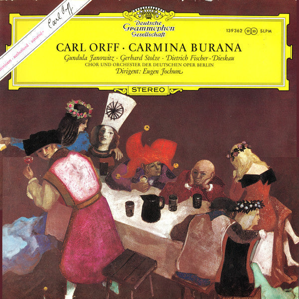Carl Orff – Gundula Janowitz ∙ Gerhard Stolze ∙ Di - Carmina Burana |-