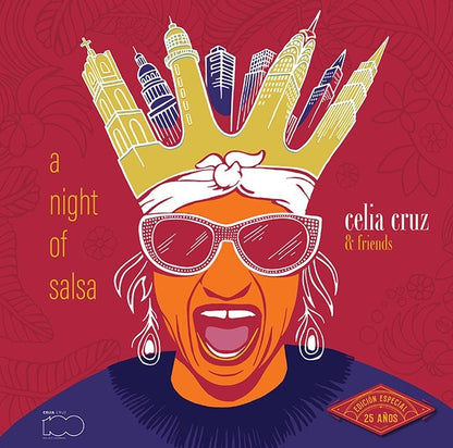 Celia Cruz & Friends - A Night of Salsa (25th Anniversary Edition) (180 Gram Magenta Splatter Colored Vinyl) (2 Lp's) |--