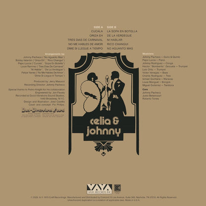 Celia Cruz & Johnny Pacheco - Tremendo Cache' (Anniversary Edition 180g VINYL) | Mint (M) Mint (M)-