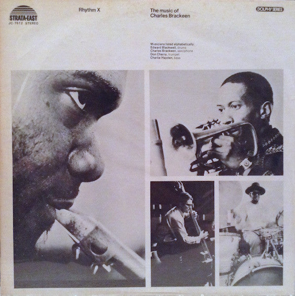 Charles Brackeen - Rhythm X – The Music Of Charles Brackeen |-