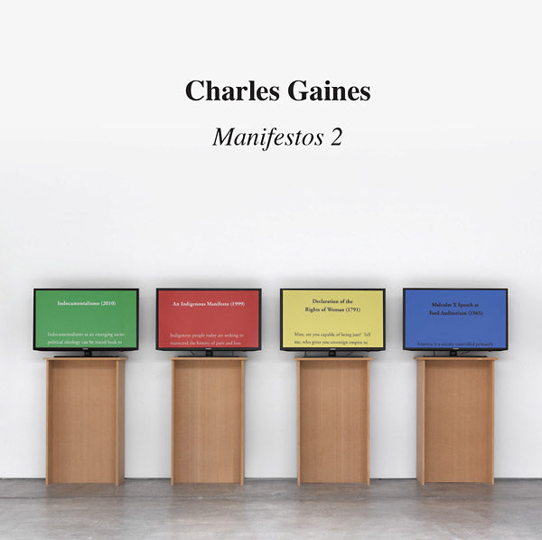 CHARLES GAINES - Manifestos 2 |-