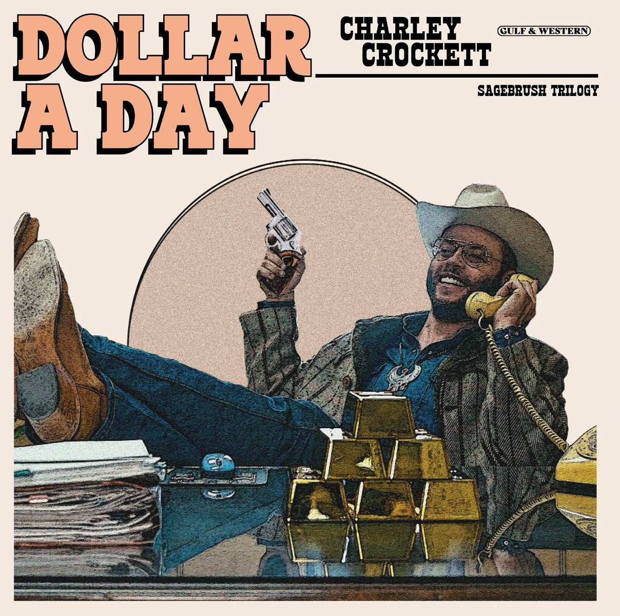 Charley Crockett - Dollar A Day (Indie Exclusive) [Pale Cornflower Blue Vinyl] | Mint (M) Mint (M)-