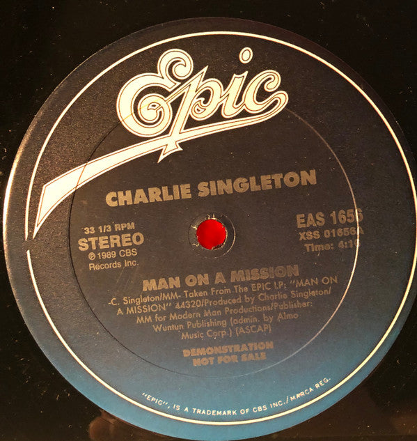 Charlie Singleton - Man On A Mission | Near Mint (NM) Very Good (VG)-