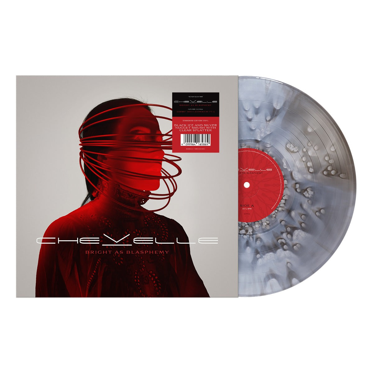 Chevelle - Bright As Blasphemy (Black Ice/Silver Nugget/Clear Splatter VINYL) | Mint (M) Mint (M)-