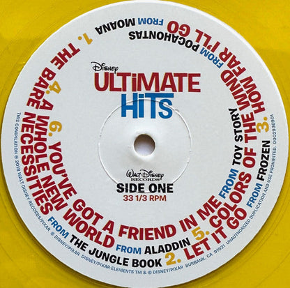 Disney Ultimate Hits (YELLOW VINYL) |-