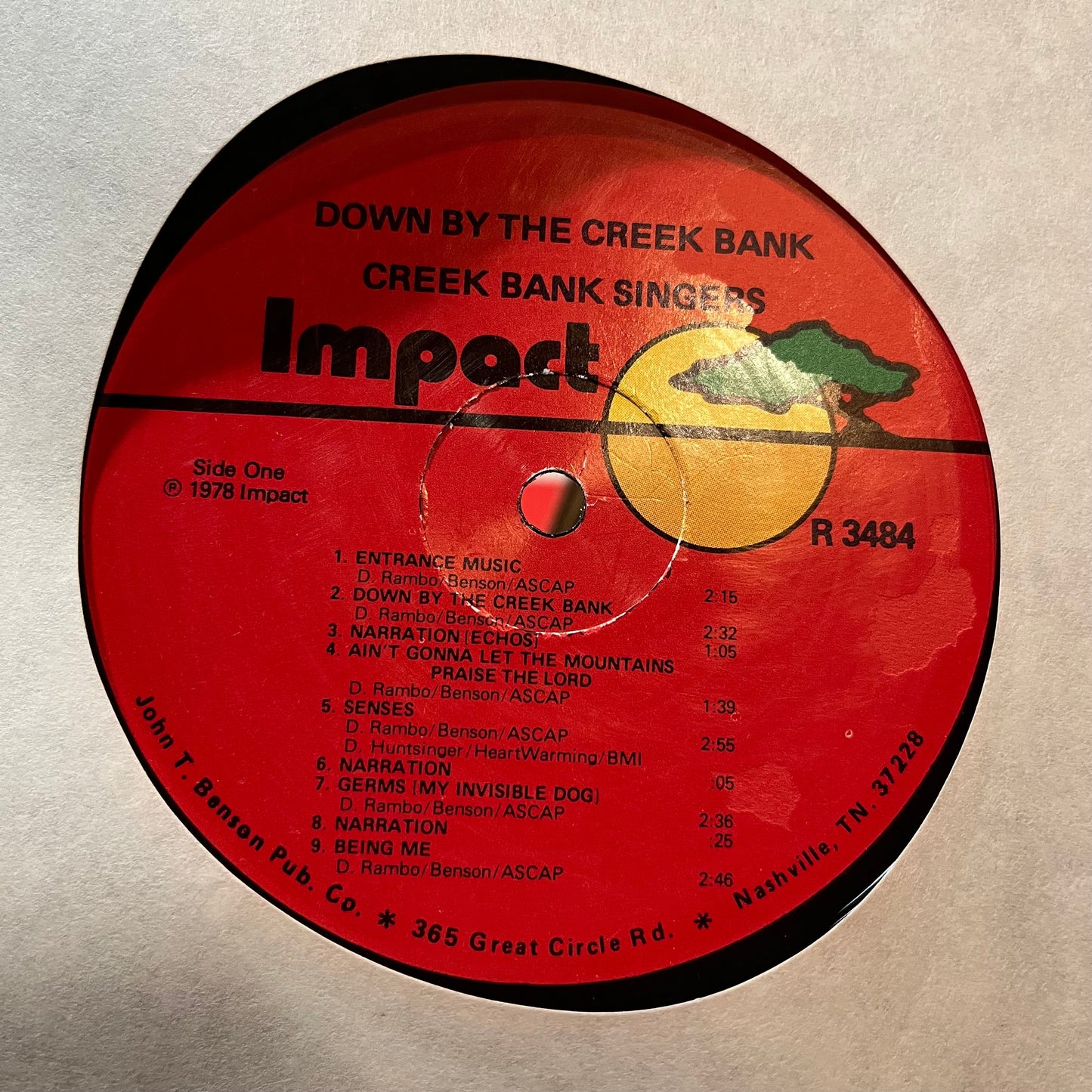 Dottie Rambo - Down By The Creek Bank (VINYL & BOOK)*SIGNED* | Excellent+ (EX+) Excellent+ (EX+)-