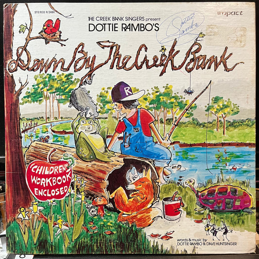 Dottie Rambo - Down By The Creek Bank (VINYL & BOOK)*SIGNED* | Excellent+ (EX+) Excellent+ (EX+)-