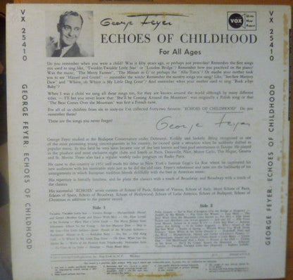 George Feyer - Echoes Of Childhood | Excellent (EX)-