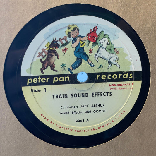Jack Arthur - Train Sound Effects (78RPM 10" VINYL) | Generic-