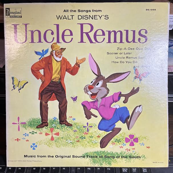 Various - All The Songs From Walt Disney's Uncle Remus (VINYL) | Near Mint- (NM-)-