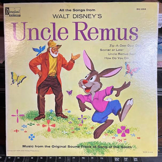 Various - All The Songs From Walt Disney's Uncle Remus (VINYL) | Near Mint- (NM-)-