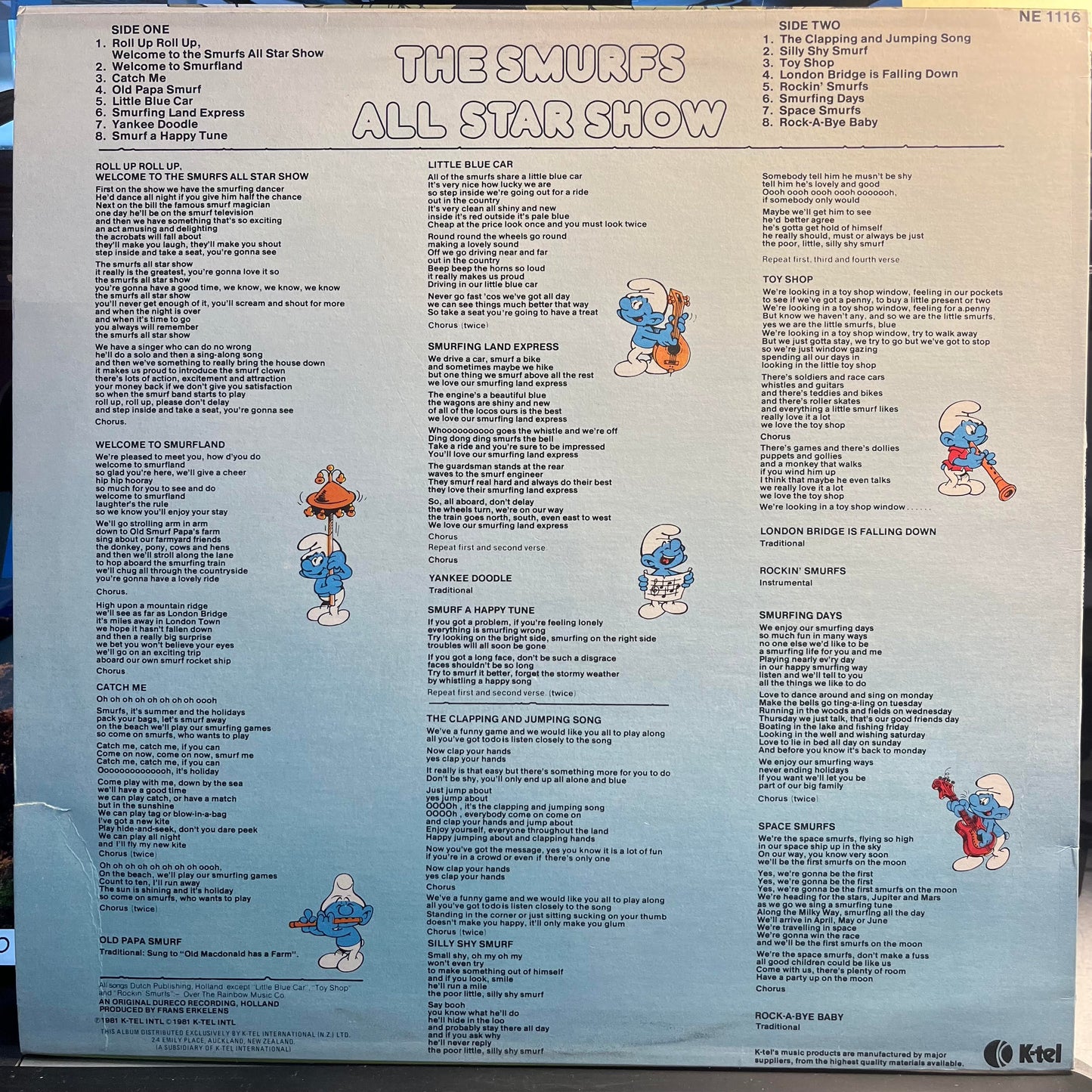 The Smurfs (2) - The Smurfs All Star Show *NEW ZEALAND* | Near Mint (NM) Near Mint (NM)-