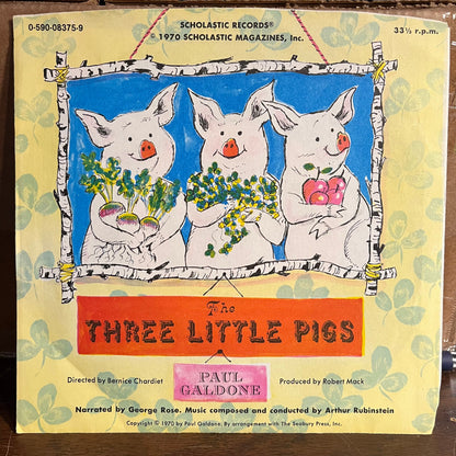 Paul Galdone - The Three Little Pigs 7" | Near Mint (NM) Near Mint (NM)-