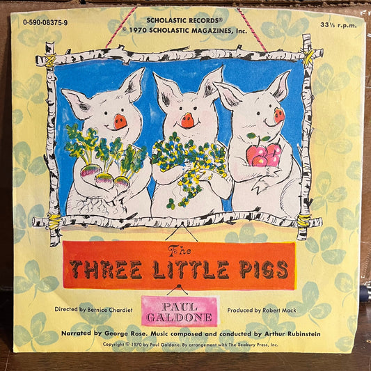 Paul Galdone - The Three Little Pigs 7" | Near Mint (NM) Near Mint (NM)-