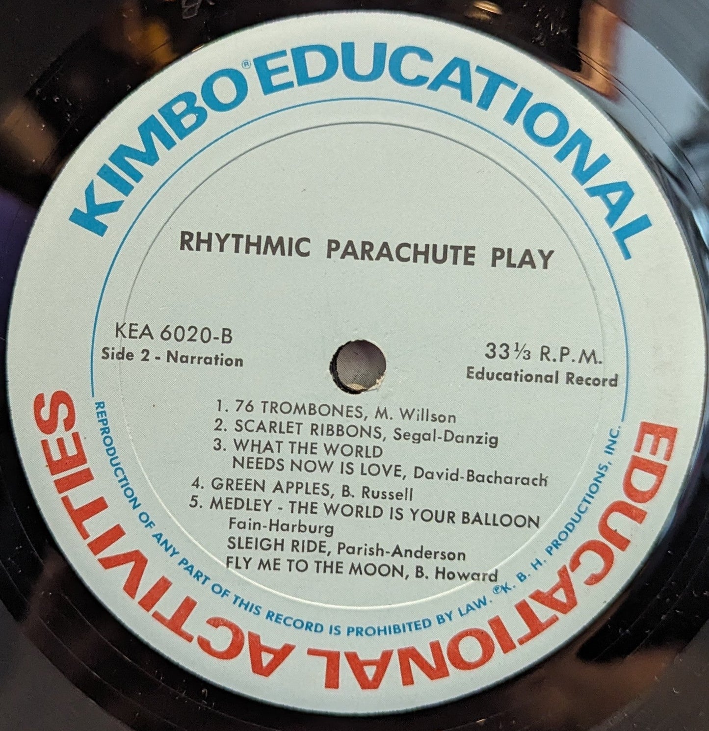 JoAnn Seker - Rhythmic Parachute Play | Near Mint (NM) Excellent (EX)-