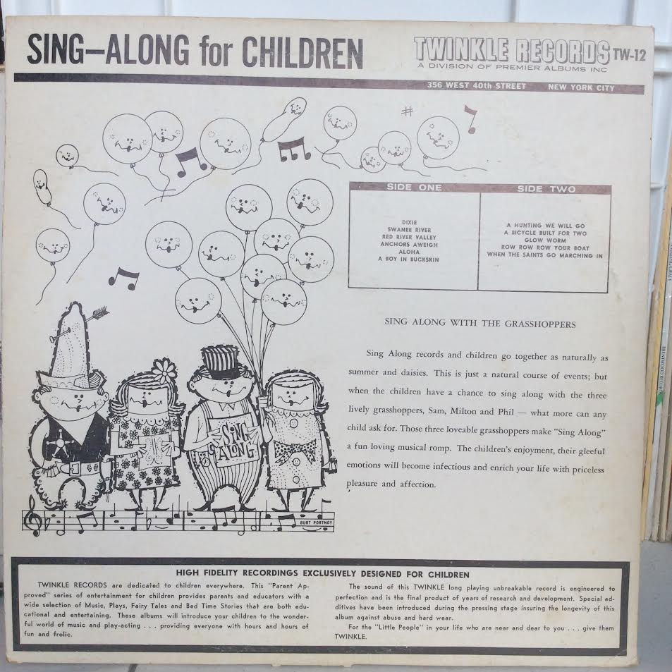 The Grasshoppers (2) - Sing Along With The Grasshoppers (VINYL) | Very Good Plus (VG+) Excellent+ (EX+)-