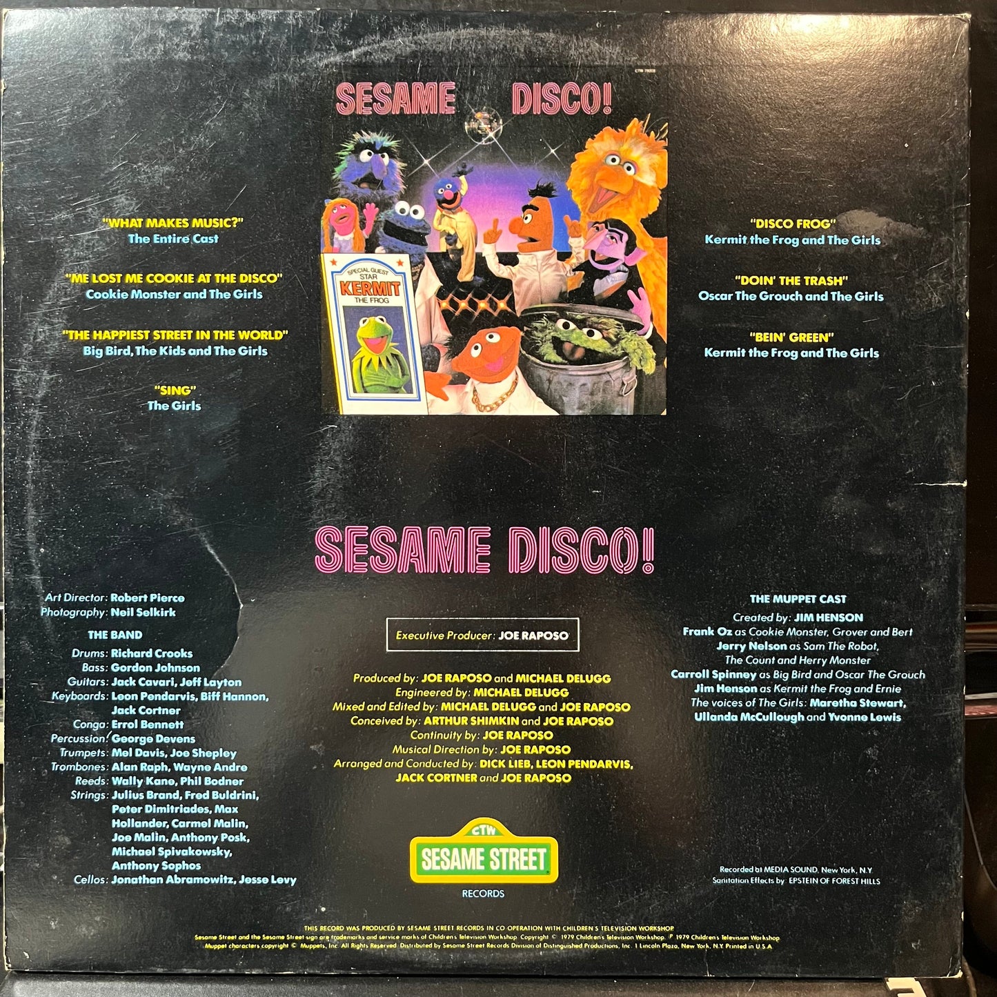 Sesame Street - Sesame Disco! (VINYL LP SESAME STREET CTW 79008 1979) | USED Very Good Plus (VG+)-