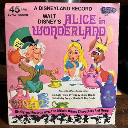 Unknown Artist - Alice In Wonderland (7" VINYL 45) | Very Good Plus (VG+) Excellent (EX)-