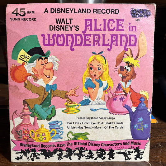 Unknown Artist - Alice In Wonderland (7" VINYL 45) | Very Good Plus (VG+) Excellent (EX)-