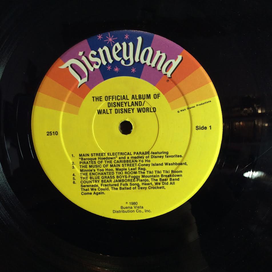 Various - The Official Album Of Disneyland/Walt Disney World (VINYL LP Disneyland ‎– 2510) | NEW Very Good (VG) Very Good Plus (VG+)-