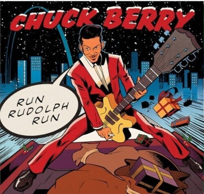 Chuck Berry - Run Rudolph Run (EVERGREEN 7" VINYL) | Mint (M) Mint (M)-