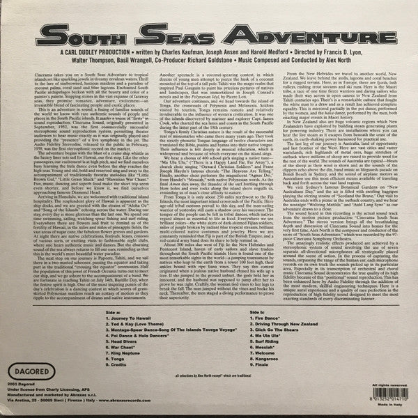 Cinerama Orchestra And Alex North - South Seas Adventure | Mint (M) Mint (M)-