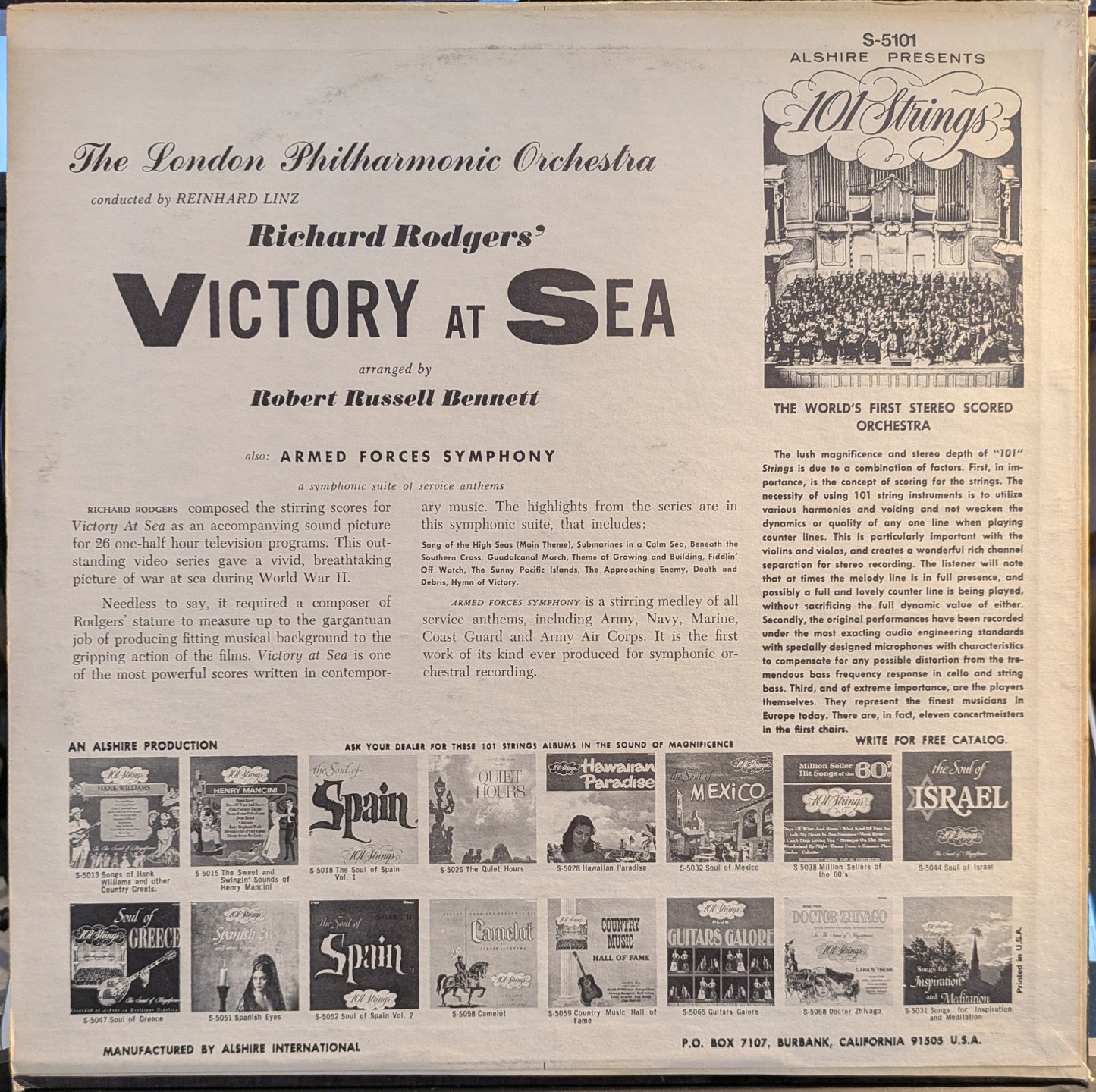 Richard Rodgers - Highlights From Victory At Sea | Excellent+ (EX+) Excellent (EX)-