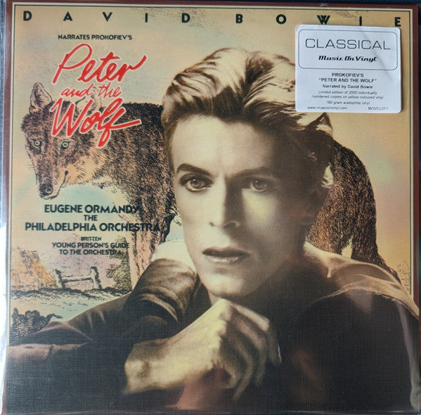 David Bowie & The Philadelphia Orchestra - Peter And The Wolf / Young Person's Guide To The Orchestra (YELLOW VINYL) | Mint (M) Mint (M)-