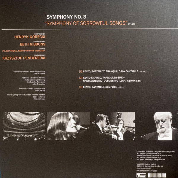 Henryk Górecki - Symphony No. 3 (Symphony Of Sorrowful Songs) Op. 36 | Mint (M) Mint (M)-