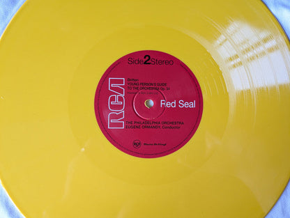 David Bowie & The Philadelphia Orchestra - Peter And The Wolf / Young Person's Guide To The Orchestra (YELLOW VINYL) | Mint (M) Mint (M)-