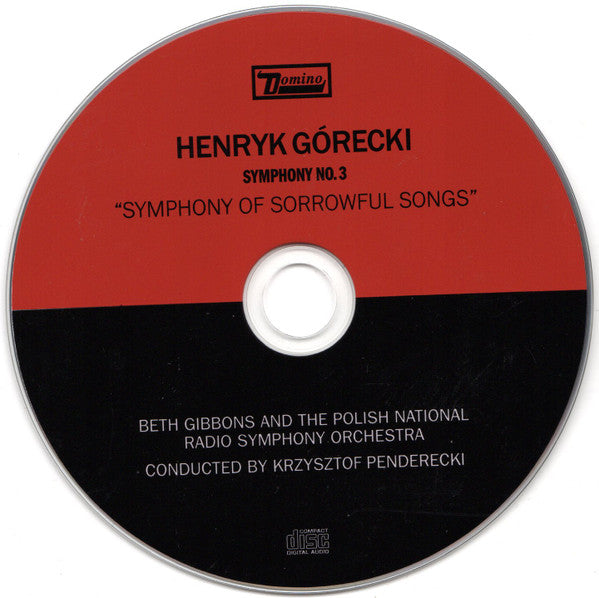 Henryk Górecki - Symphony No. 3 (Symphony Of Sorrowful Songs) Op. 36 (CD) | Mint (M) Mint (M)-