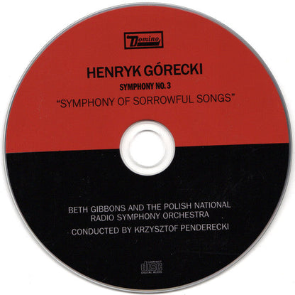 Henryk Górecki - Symphony No. 3 (Symphony Of Sorrowful Songs) Op. 36 (CD) | Mint (M) Mint (M)-