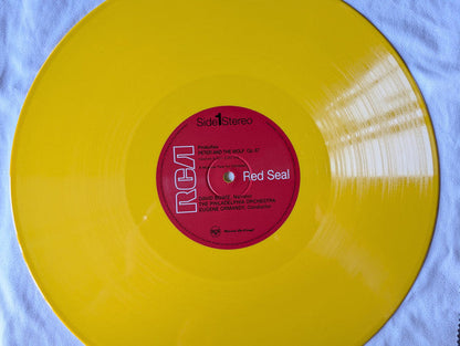 David Bowie & The Philadelphia Orchestra - Peter And The Wolf / Young Person's Guide To The Orchestra (YELLOW VINYL) | Mint (M) Mint (M)-