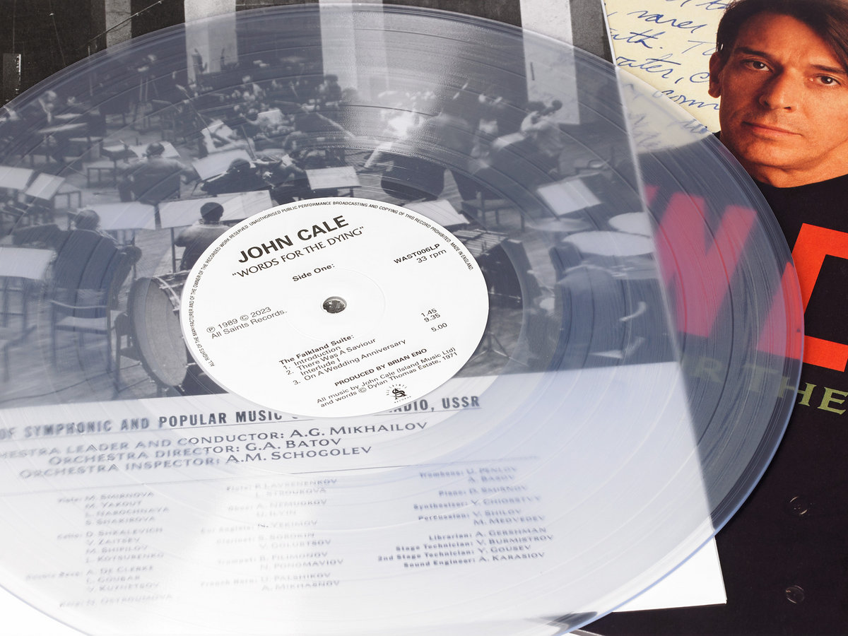 John Cale - Words For The Dying (CLEAR VINYL) | Mint (M) Mint (M)-