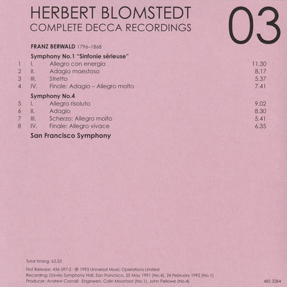 Herbert Blomstedt - Complete Decca Recordings (CD BOX SET) |-