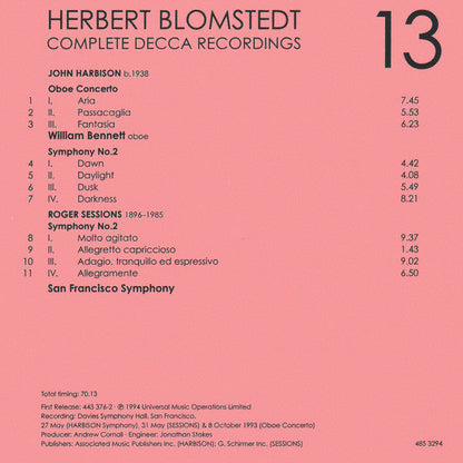 Herbert Blomstedt - Complete Decca Recordings (CD BOX SET) |-