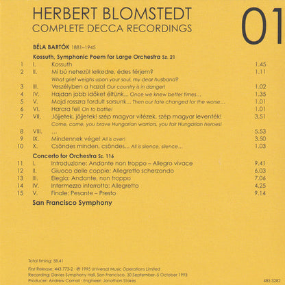 Herbert Blomstedt - Complete Decca Recordings (CD BOX SET) |-