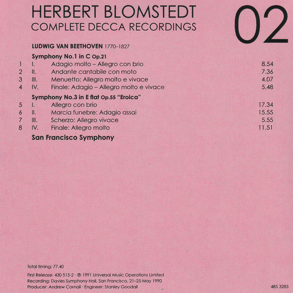 Herbert Blomstedt - Complete Decca Recordings (CD BOX SET) |-
