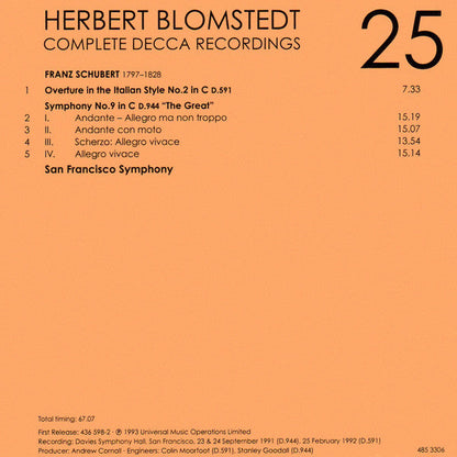 Herbert Blomstedt - Complete Decca Recordings (CD BOX SET) |-