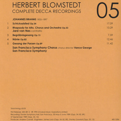 Herbert Blomstedt - Complete Decca Recordings (CD BOX SET) |-