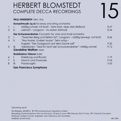 Herbert Blomstedt - Complete Decca Recordings (CD BOX SET) |-
