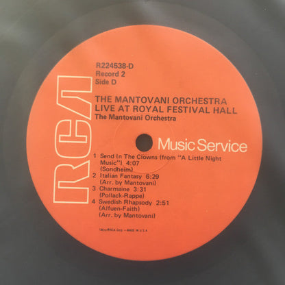 The Mantovani Orchestra - Live At Royal Festival Hall | Mint (M) Near Mint (NM)-