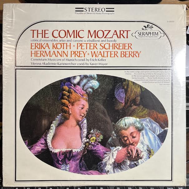 The Comic Mozart, Satirical Ensembles, Arias And Canons (VINYL) | Mint (M) Near Mint (NM)-