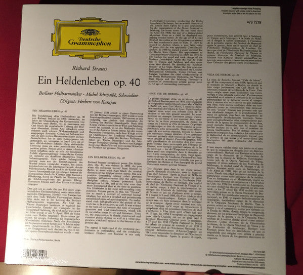 Richard Strauss - Ein Heldenleben Op. 40 (VINYL) | Mint (M) Mint (M)-