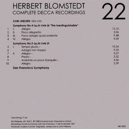 Herbert Blomstedt - Complete Decca Recordings (CD BOX SET) |-
