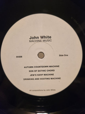 John White - Machine Music (VINYL) | Mint (M) Mint (M)-