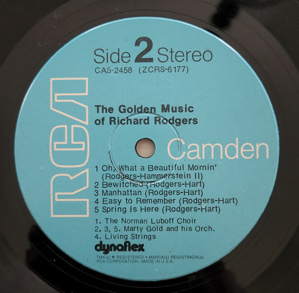 Various - The Music Of Richard Rodgers | Mint (M) Near Mint (NM)-