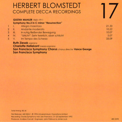 Herbert Blomstedt - Complete Decca Recordings (CD BOX SET) |-